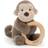 Jellycat Shooshu Puppy Wooden Ring Toy 14cm