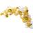 Ginger Ray Balloon Arch Kit Gold/White 70-pack