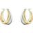 Georg Jensen Curve Large Earrings - Gold/Silver