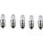 Star Trading 387-56 Incandescent Lamps 0.8W E5 5-pack
