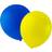 Latex Ballon Sassier Yellow/Blue 100-pack