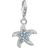 Thomas Sabo Blue Starfish Charm - Silver/Light-Blue