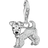 Thomas Sabo Charm Club Dog Charm Pendant - Silver/Black