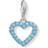Thomas Sabo Charm Club Heart Charm Pendant - Silver/Turquoise