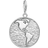 Thomas Sabo Charm Club Disc World Charm Pendant - Silver