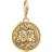 Thomas Sabo Charm Club Zodiac Sign Gemini Charm Pendant - Gold/White
