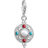 Thomas Sabo Charm Club Ethnic Coin Charm Pendant - Silver/Mother of Pearl/Multicolour