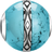 Thomas Sabo Karma Ornament Bead Charm - Silver/Turquoise/Black