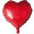 Hisab Joker Foil Ballon Heart Red