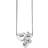 Rabinovich Heart Alliance Necklace - Silver/White