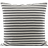 House Doctor Stripe Kuddöverdrag Black/Grey (60x60cm)