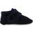 Melton Wool Soft Shoe w. Velcro - Navy