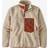Patagonia Classic Retro X Fleece Jacket - Natural w/Barn Red