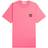 Stone Island Patch Logo T-shirt - Neon Pink