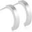 Blomdahl Nt Pendant Plain Curved Earrings - Silver