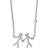 ByBiehl Together My Love Necklace - Silver/Transparent
