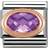Nomination Composable Classic Link Charm - Silver/Rose Gold/Violet