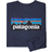 Patagonia Long-Sleeved P-6 Logo Responsibili-T-shirt - Classic Navy