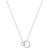 Sophie By Sophie Mini Circle Necklace - Silver