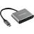 StarTech HDMI/DisplayPort-USB C M-F 0.2m