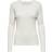 Only Long Sleeved Rib Pullover - White/Cloud Dancer