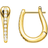 Thomas Sabo Classic Hoop Earrings - Gold/White