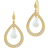 Julie Sandlau Ocean Droplet Earrings - Gold/Transparent/Pearl