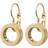 Edblad Monaco French Hook Earrings - Gold/Transparent