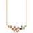 Mads Z Luxury Rainbow Necklace - Gold/Multicolour
