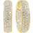 Sif Jakobs Imperia Earrings - Gold/White