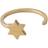 Design Letters Star Ring - Gold