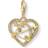 Thomas Sabo Cupid's Arrow Charm Pendant - Gold/Multicolour