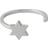 Design Letters Star Ring - Silver
