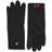 Hesta Merino Wool Liner Long 5-Finger Gloves - Black