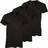 Calvin Klein Classic Slim Fit Crewneck T-shirt 3-pack - Black