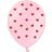 PartyDeco Latex Ballons Hearts 30cm Pastel Baby Pink 6-pack
