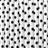 PartyDeco Straws Dotted Black/White 10-pack