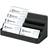 DSI Business Card Holder Acrylic w/8 Compartments Horizontal