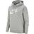 Nike Sportswear Essential Hoodie - Dark Gray Heather/Matte Silver/White