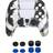 Piranha PS5 Grips and Sticks 10 in 1 Pack - Black/Blue/Camouflage