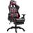 vidaXL Extendable Footrest Gaming Chair - Black/Burgundy