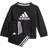 adidas Infant Badge of Sport French Terry Jogger - Black/White (GM8977)