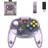 Retro-Bit Tribute 64 Wireless Controller (Nintendo Switch) - Atomic Purple