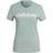 adidas Women's Loungewear Essentials Slim Logo T-shirt - Hazy Green/White