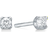 Mads Z Crown Earrings (0.18ct) - White Gold/Diamond
