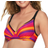 Wiki Zaragoza Full Cup Bikini Top - Orange Pattern