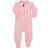 Geggamoja Two Way Zip-pyjamas - Classic Pink/White (115144)