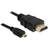 DeLock Gold HDMI - HDMI Micro High Speed with Ethernet 1m