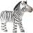 Ferm Living Hand Carved Zebra
