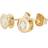 Carolina Gynning Älskad Medium Earrings - Gold/White